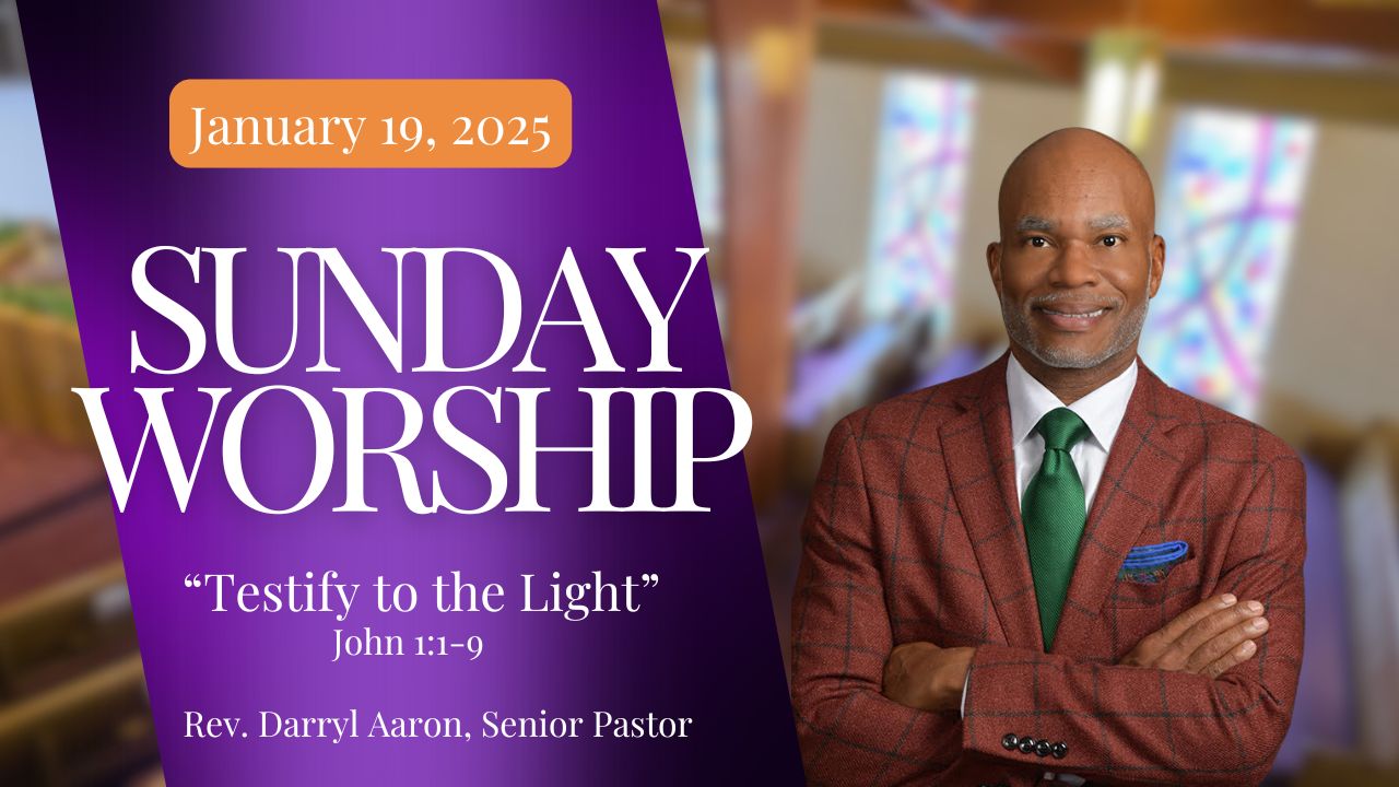 Rev Aaron and title of sermon